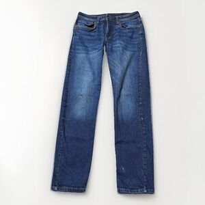 The Perfect Jean NYC Mens 31x30 Athletic Fit Denim Whiskered Casual Stretch Blue